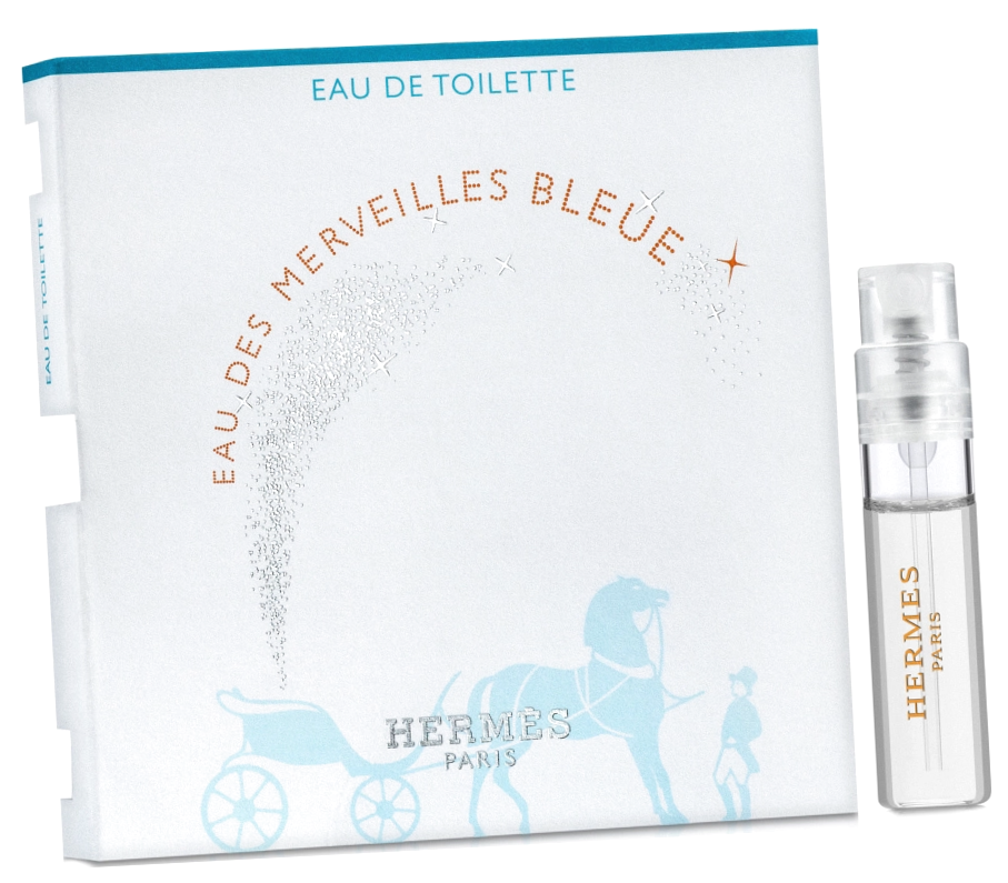 Туалетная вода Hermes Eau Des Merveilles Bleue мини-формат / Пробник аромата Гермес О Де Мервейлс Блу 2 / Сэмпл парфюма