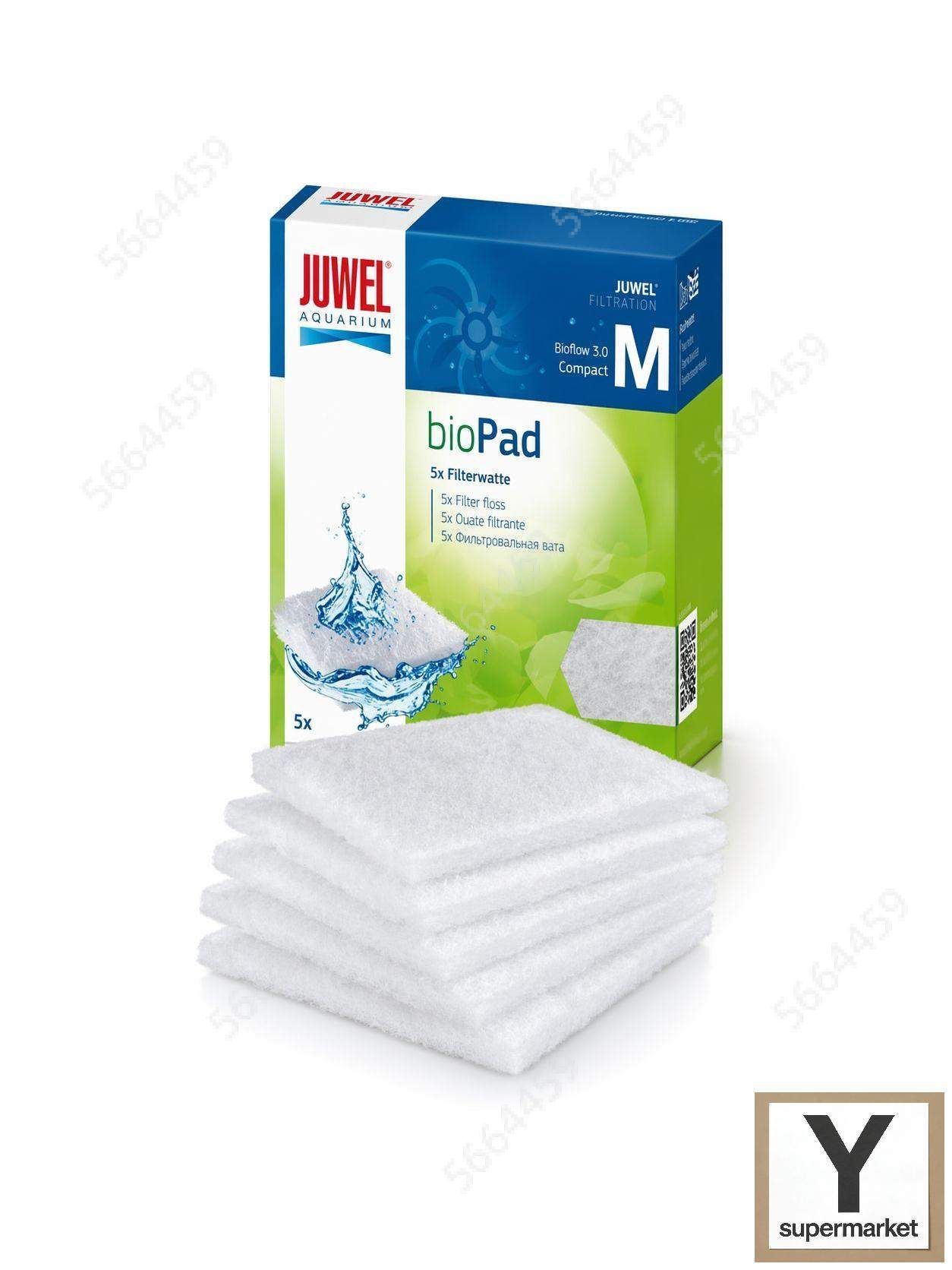 Наполнитель для аквариумного фильтра JUWEL bioPad M, 5 шт, 95*95*5 мм, для Bioflow M / Compact