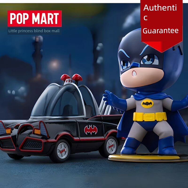 Фигурка POPMART DC Tiny Justice League, подтвержденная модель Бэтмен (1966), коллекционная игрушка, подарок