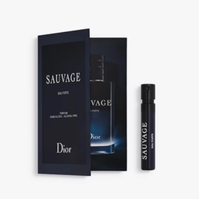 Красивый аромат Christian Dior Sauvage Eau Forte пробник 1 / Духи Кристиан Диор Саваж О Форте миниатюра / Сэмпл парфюма