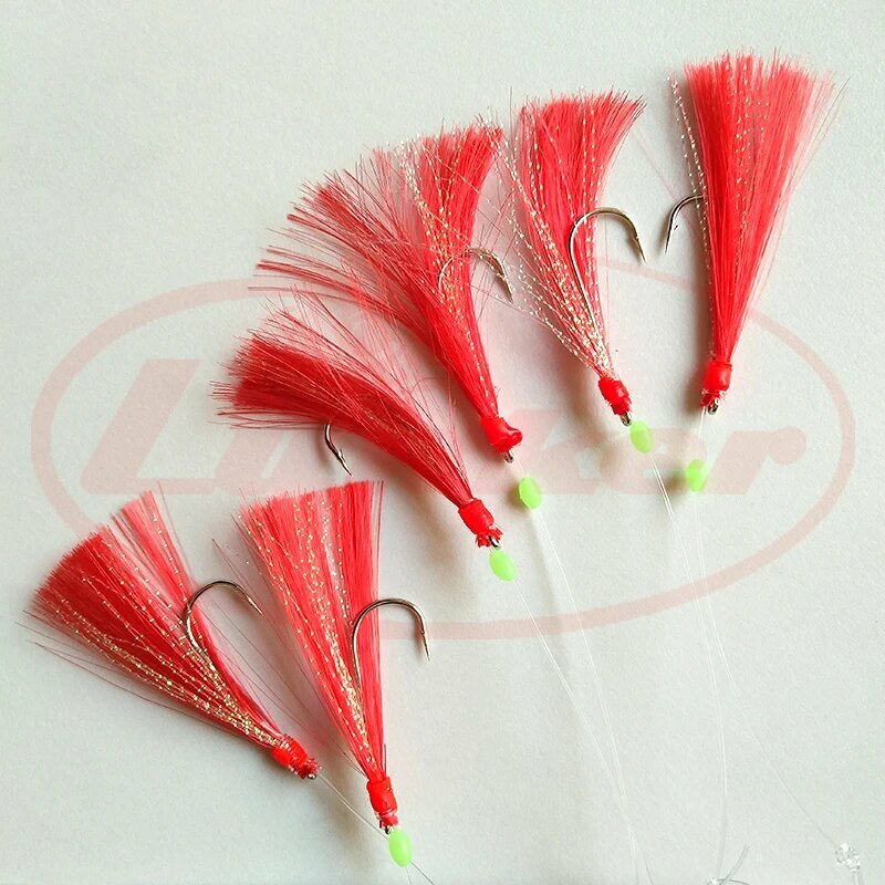 Рыболовные крючки Lunker Sabiki розовые, Color: Hong