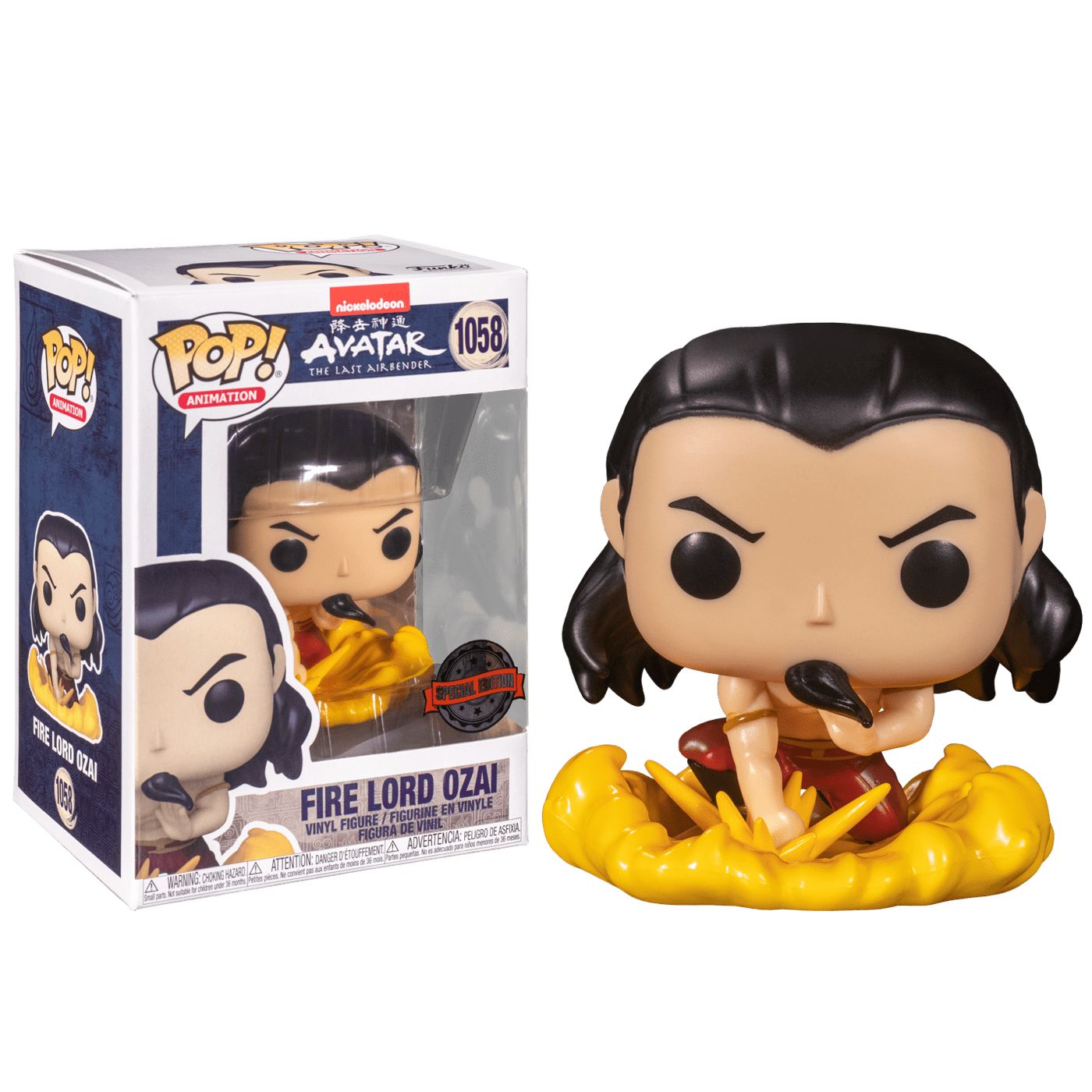 Фигурка Funko POP Fire Lord Ozai Shirtless (Эксклюзив Chalice Collectibles) из мультсериала Avatar: The Last Airbender 1058