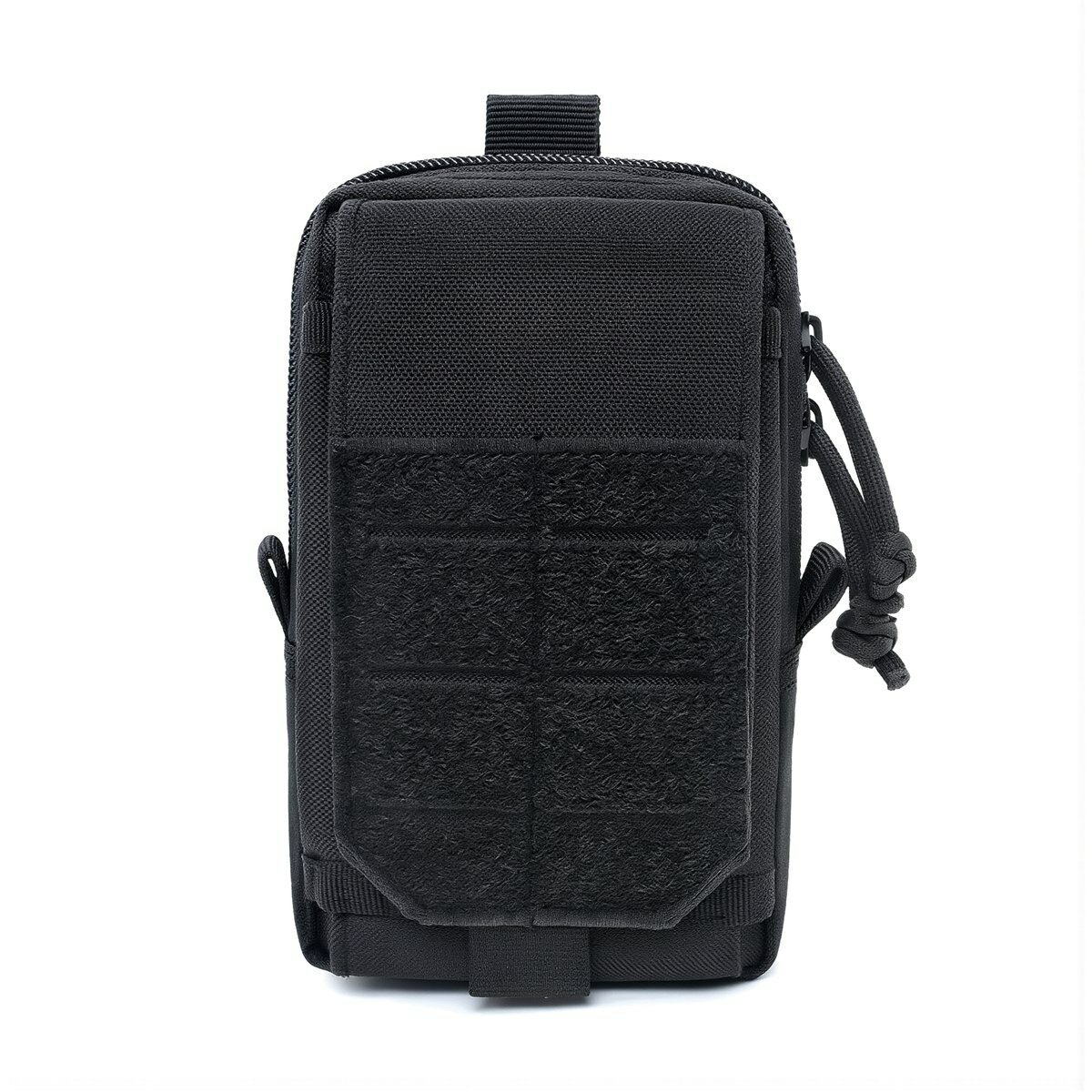 Тактический подсумок для телефона EDC для активного отдыха Molle совместимый поясной чехол на пояс велосипедный аксессуар чёрный цвет