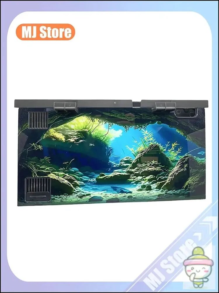 Фоновая табличка с изображением аквариума Подходит для Mijia Smart Fish Tank MYG100 Green ocean