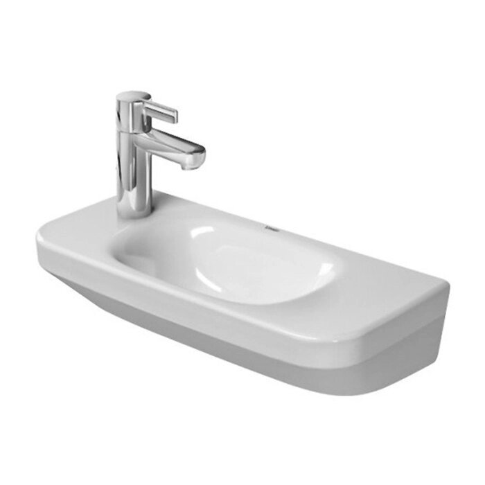 Раковина Duravit DuraStyle 0713500000 подвесная, 50х22см, с 1 отв, без перелива, цвет белый