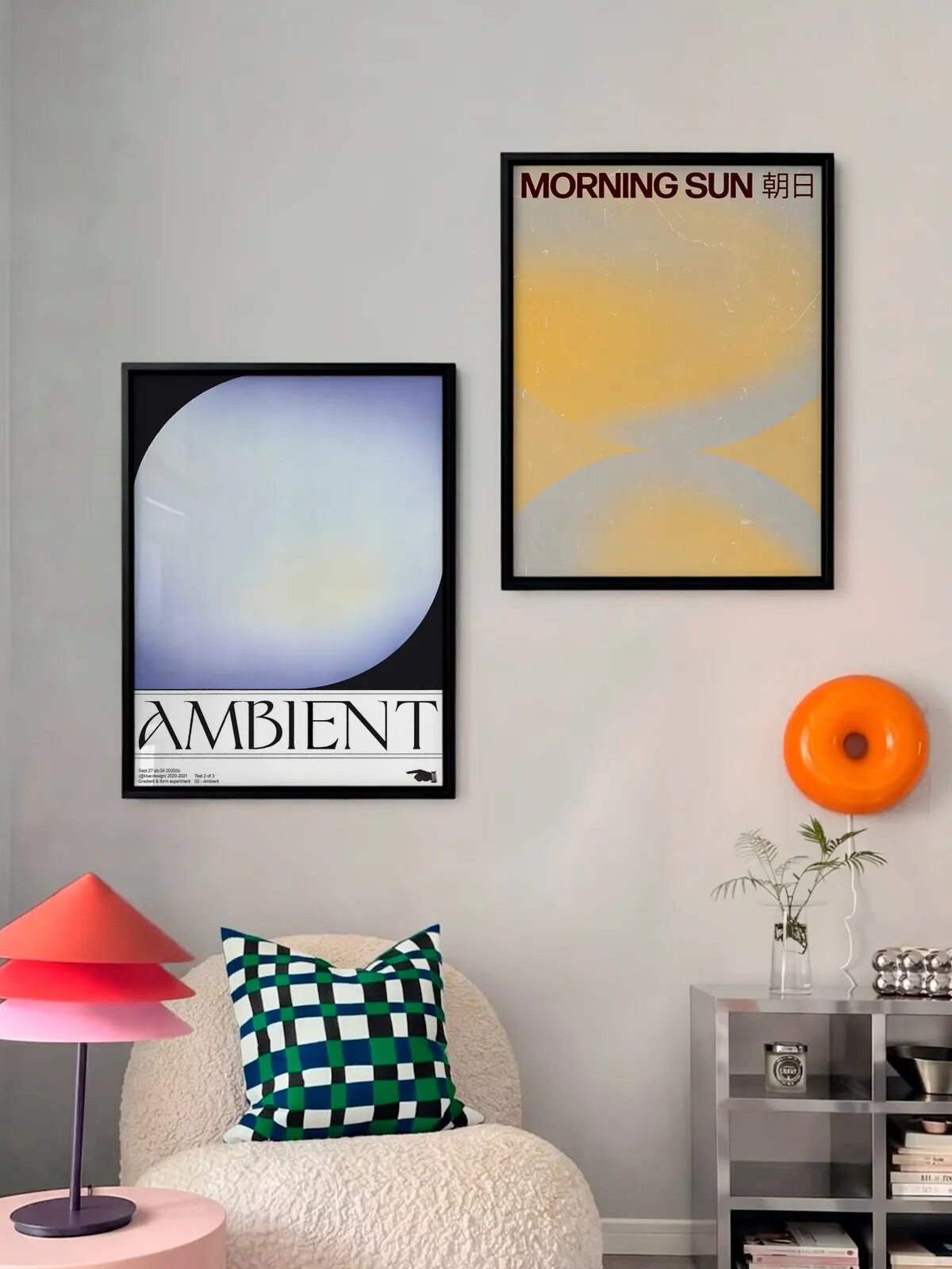 Набор постеров "Ambient x Morning Sun", 30x40 см, 2 штуки