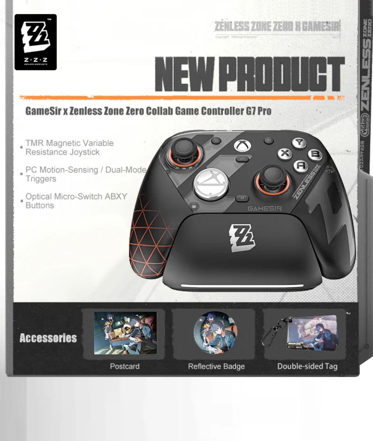 Беспроводной геймпад GameSir G7 Pro Zenless Zone Zero Edition для Xbox, ПК и Android.