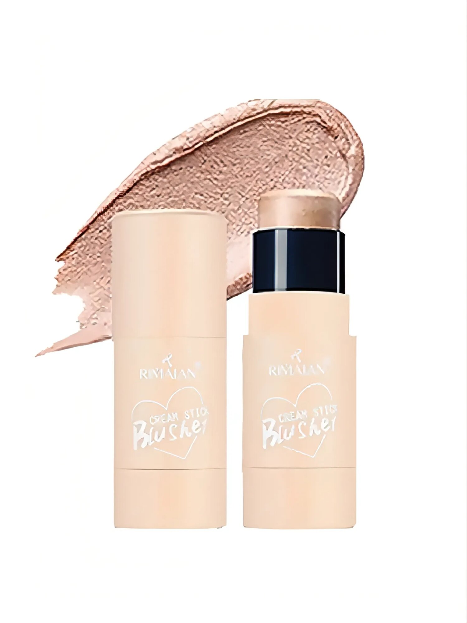Rimalan CSB-002-03 Румяна-карандаш кремовые Cream Stick Blushes, тон 03 гламурное сияние, стик 8 г
