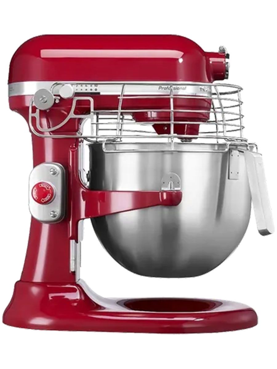 Миксер планетарный KitchenAid 5KSM7990XEER, 325 Вт, чаша 6.9 л, лифтовый механизм, 3 насадки, защитная решетка, красный