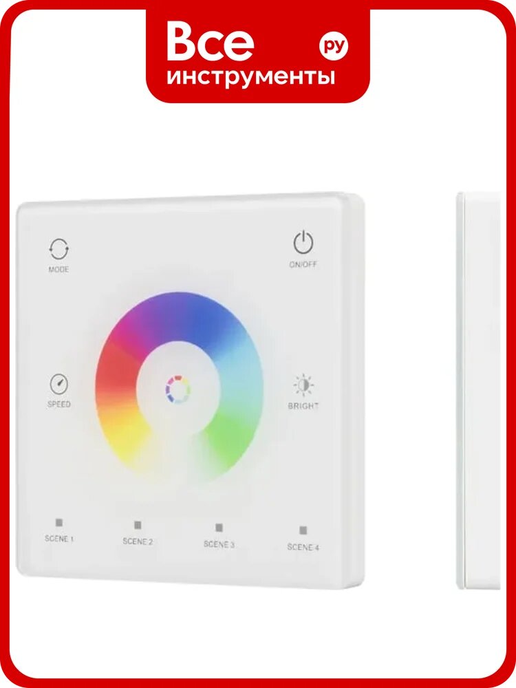 Сенсорная панель INTELLIGENT ARLIGHT SMART-SPI-801-11-4SC-RGBW-SUF White IARL, IP20 Пластик 1шт 059244