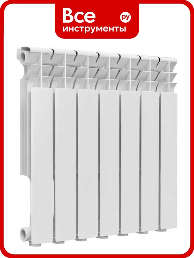 Радиатор алюминиевый Ogint Delta Plus 500, 7 секций, Qну=938Вт 117-5946