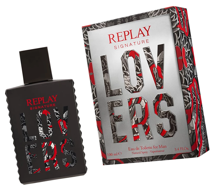Replay Signature Lovers For Man туалетная вода мужская 100 мл - Сигначе Лаверс Фо Мэн