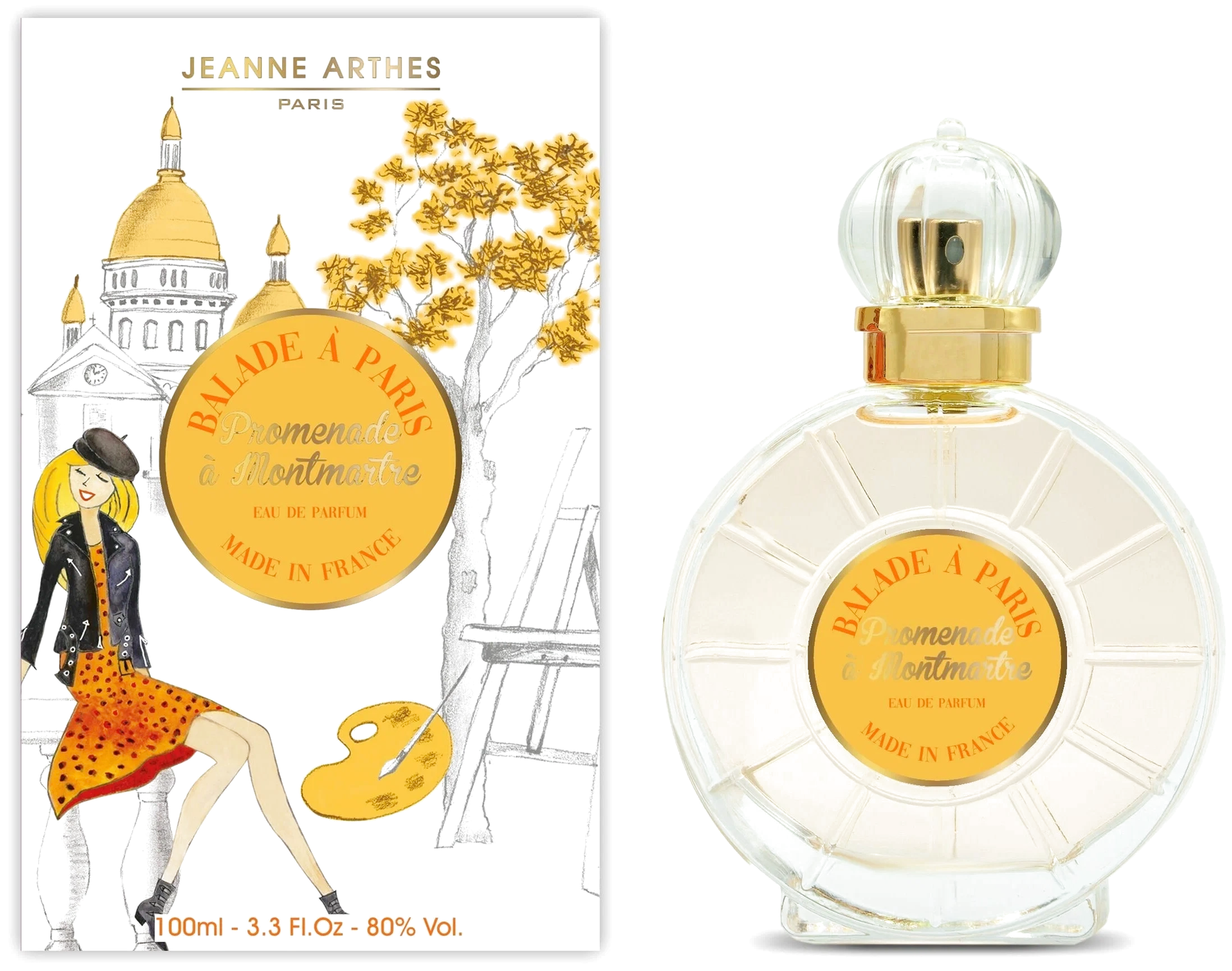 Женский парфюм Jeanne Arthes Balade A Paris Promenade A Montmartre 100 мл - Пэрис