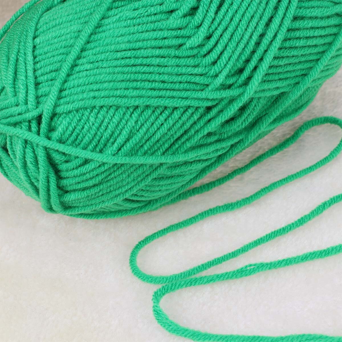 Хлопковая пряжа крупной вязки для handmade изделий, комфортное использование, 50 г, 14,50×8,00×5,00 см