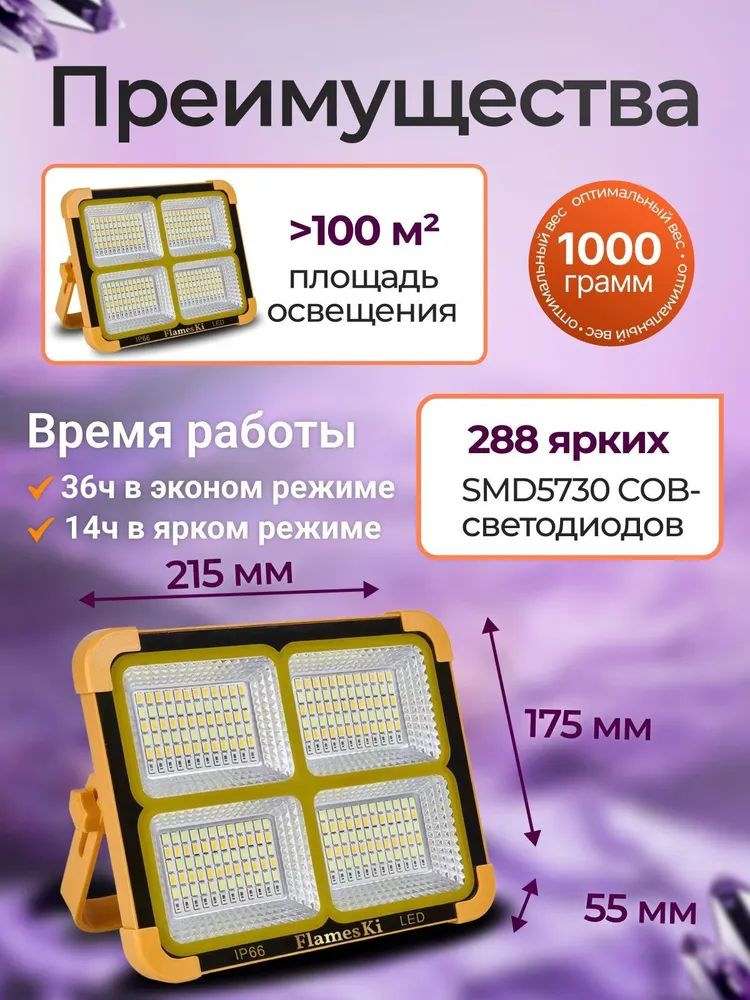 Фонарь-прожектор