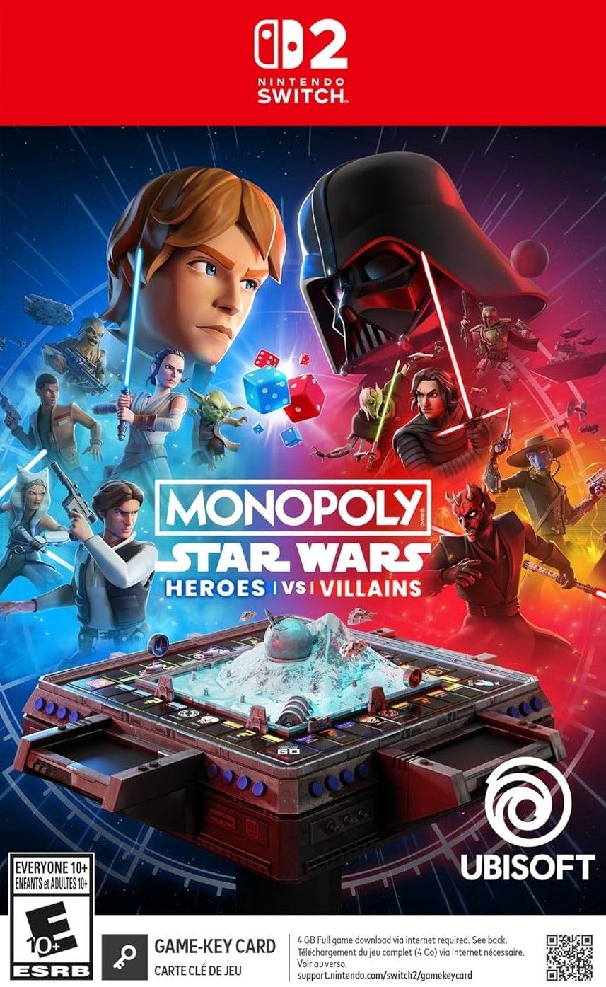 Игра Monopoly: Star Wars Heroes vs. Villains (Nintendo Switch 2, русские субтитры)