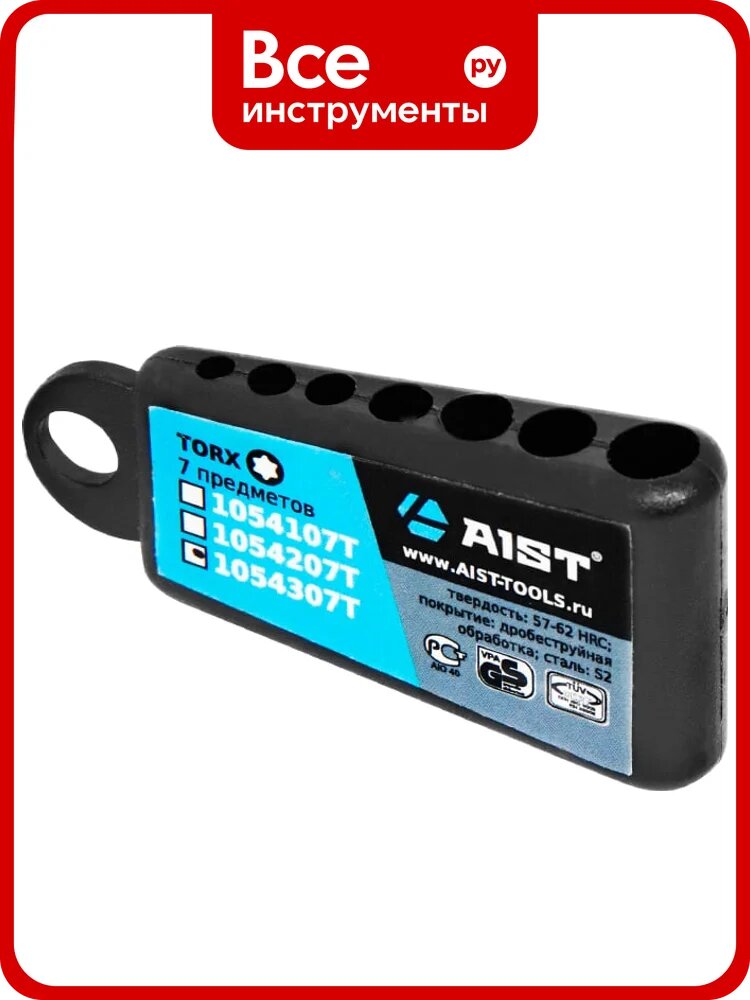 Держатель для шестигранных ключей TORX TAMPER AIST 7пр. K105107TT 00-00017270
