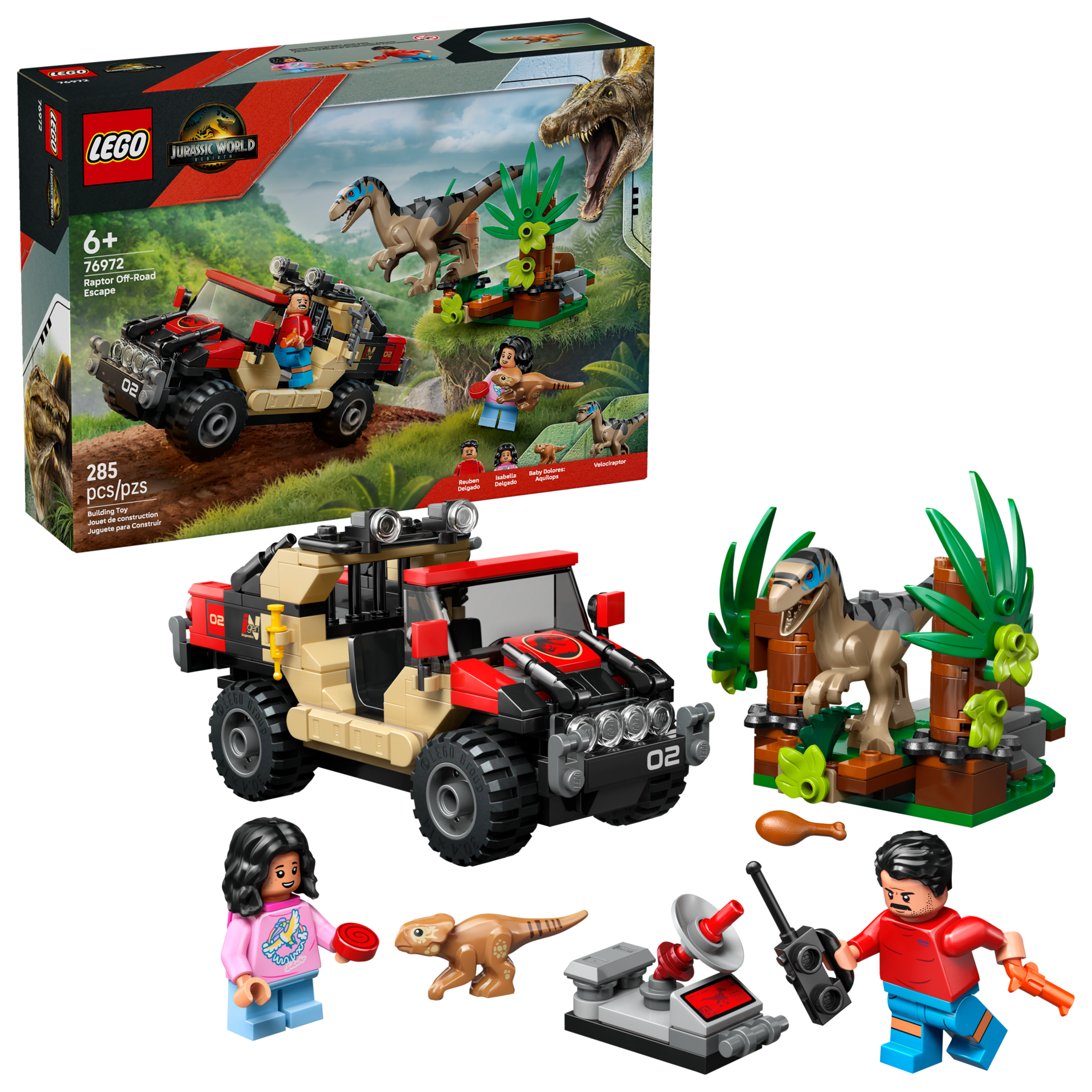 Конструктор Jurassic World 76972 285 дет.