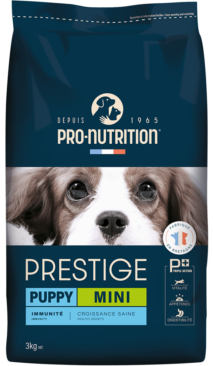 Корм сухой Flatazor Prestige Puppy Mini для щенков мелких пород, беременных и кормящих, 3 кг