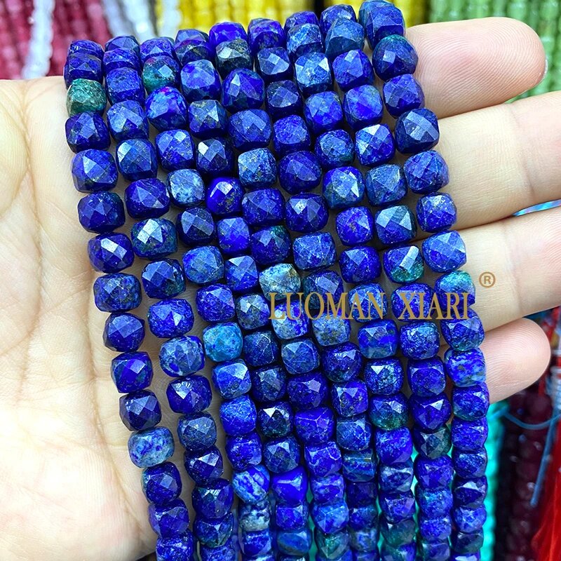 LUOMAN XIARI дымчатый кварц бусины 7-8 мм Фиолетовый, 7-8mm 44-46pcs, lapis