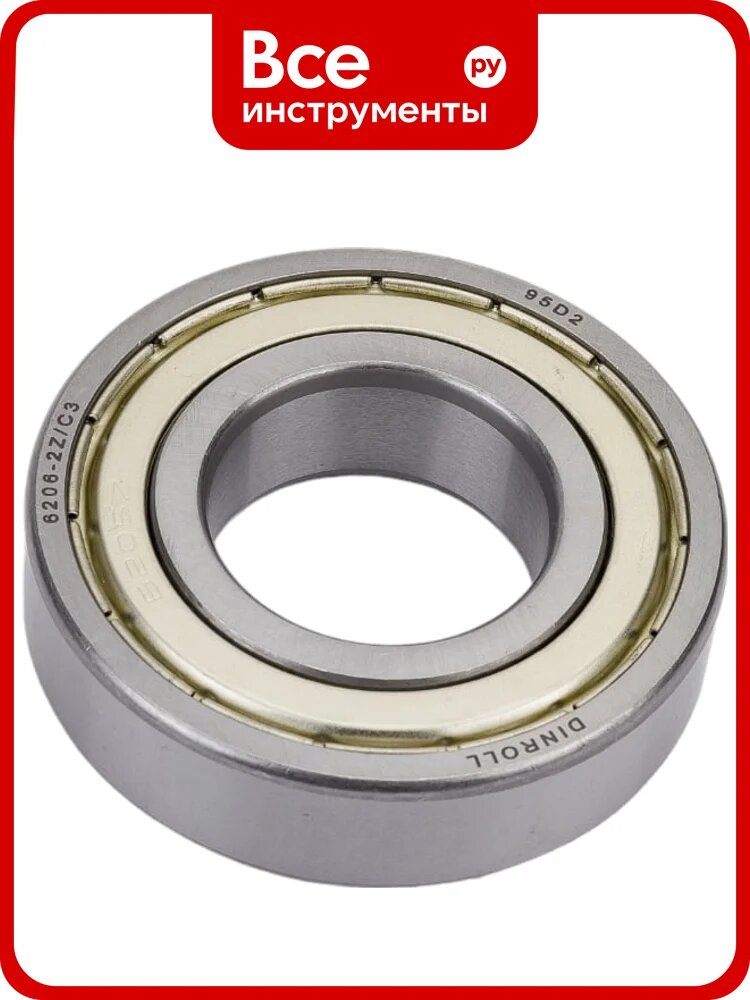 Подшипник DINROLL 6206-2Z/C3 2001000662098