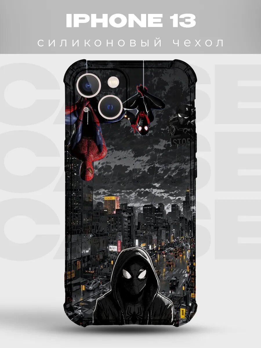 Чехол на iPhone 13 Человек-паук spider man человек паук