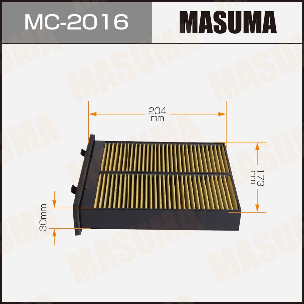 Фильтр салонный MASUMA MC-2016 для SUZUKI SX4 2006-2014