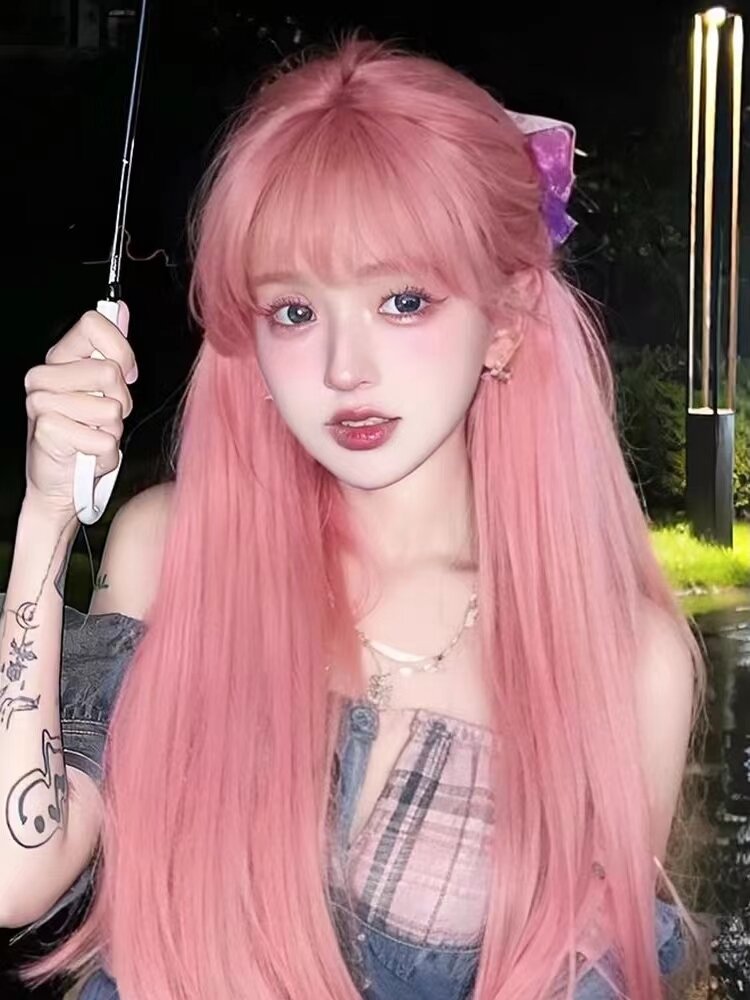 Женская кружевная парик натурального черного цвета с сеткой, булавками, расческой и средством для ухода