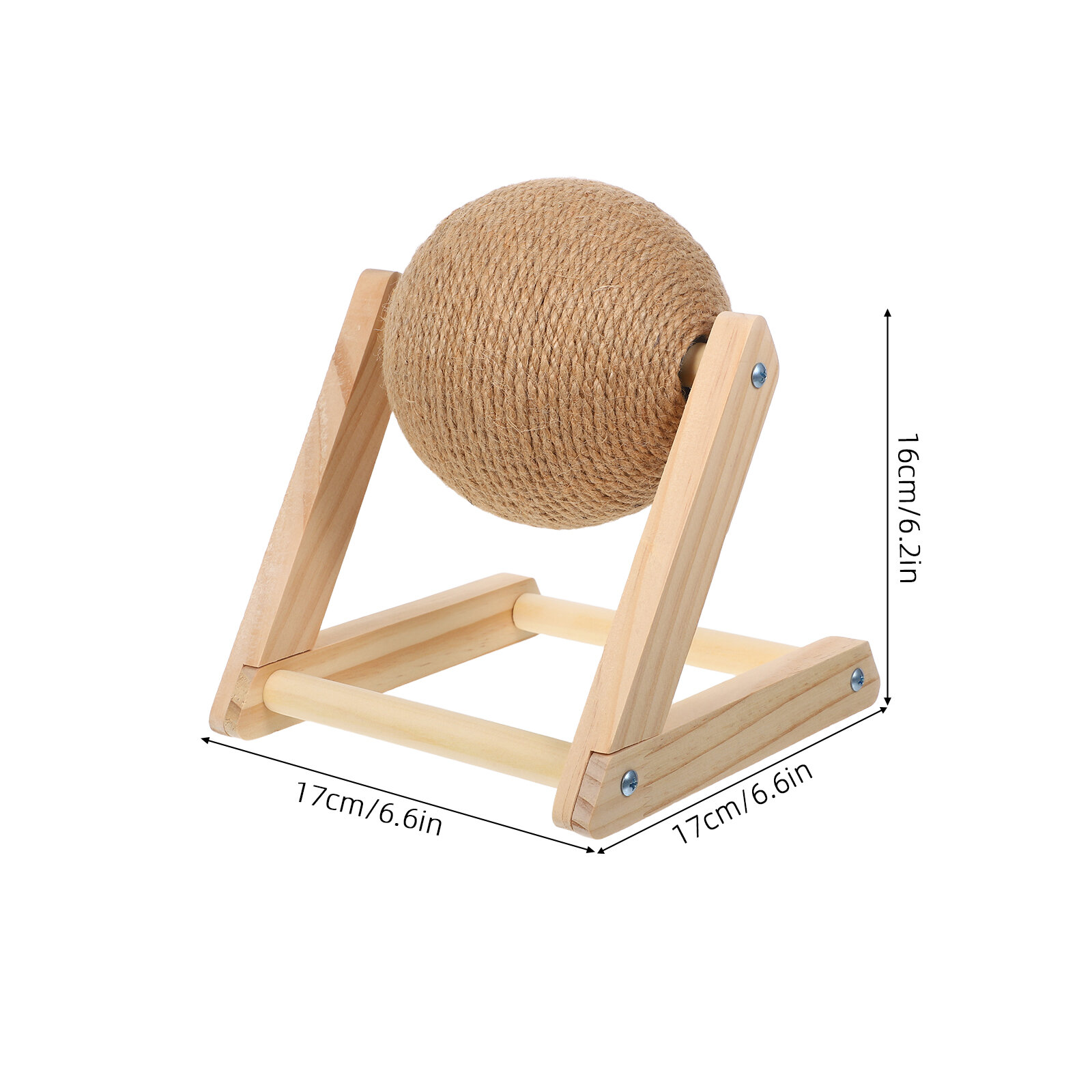 Интерактивная Игрушка Для Кошек С sisal Мячом Противentoy 18x18 Cm