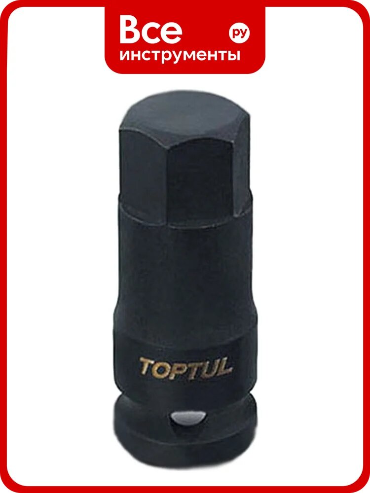 Головка ударная шестигранная Hex 5 мм, 1/2" DR TOPTUL KADH1605