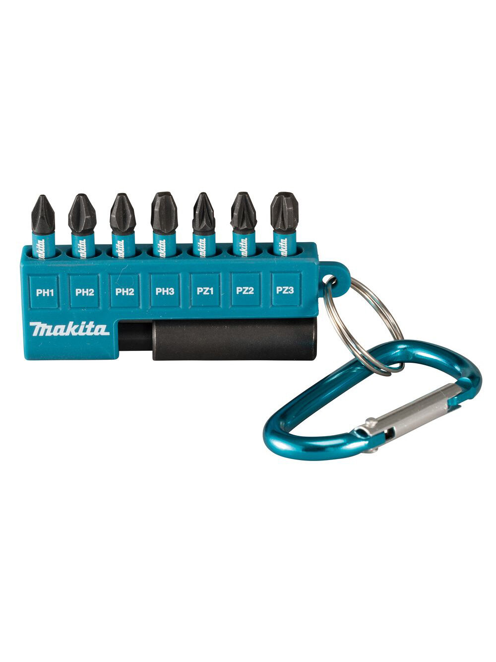 Бита Makita PH1,2XPH2, PH3, PZ1, PZ2, PZ3, 25 мм, хвостовик 1/4", 8 шт. (E-11994)