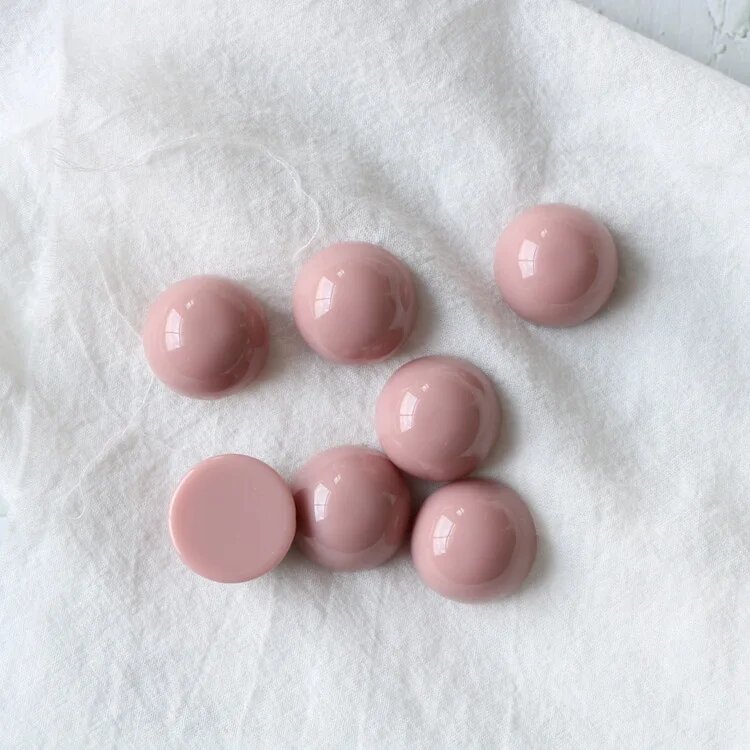 20 шт, полукруглые женские серьги-патчи Meat pink