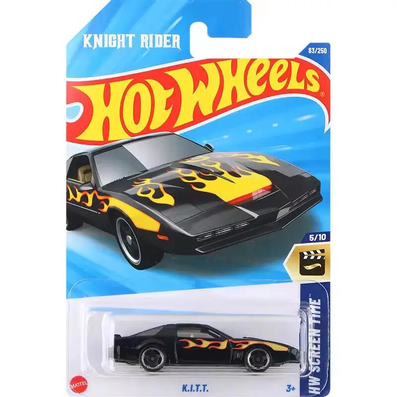 Hot Wheels Knight Rider K.I.T.T Черный 1/64 kitt