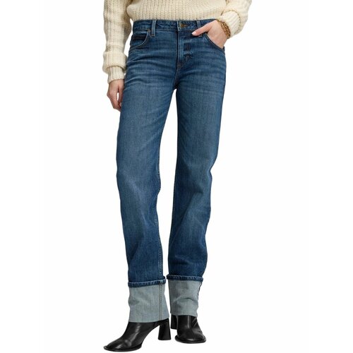 фото Джинсы lee women london selvedge denim regular jeans, размер 26/31, синий