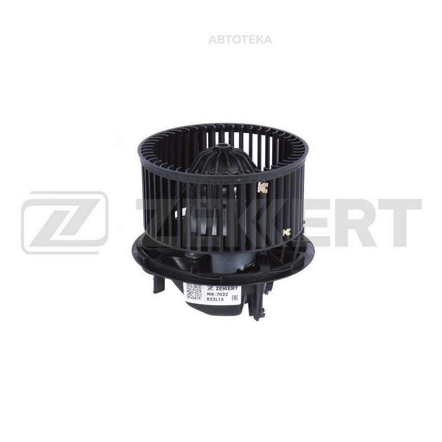 Вентилятор отопителя Renault Logan 04- Duster 11- Sandero 07- Twingo II 07- Wind 10- ZEKKERT MK7022