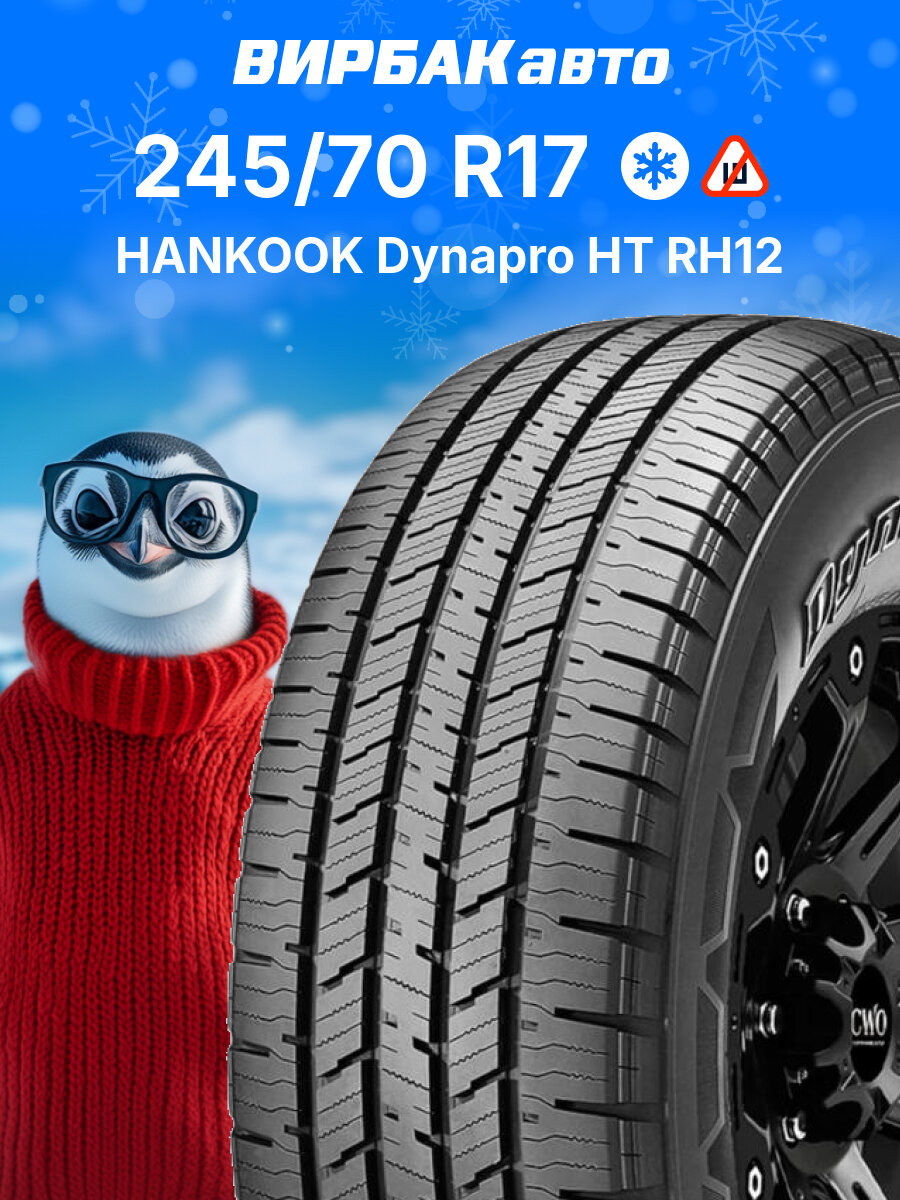 Зимние шины HANKOOK Dynapro HT RH12 245/70R17 119/116S, зимняя автомобильная резина