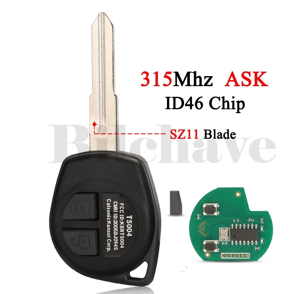 Ключ-пульт 315MHz SZ11 ID46 для Suzuki