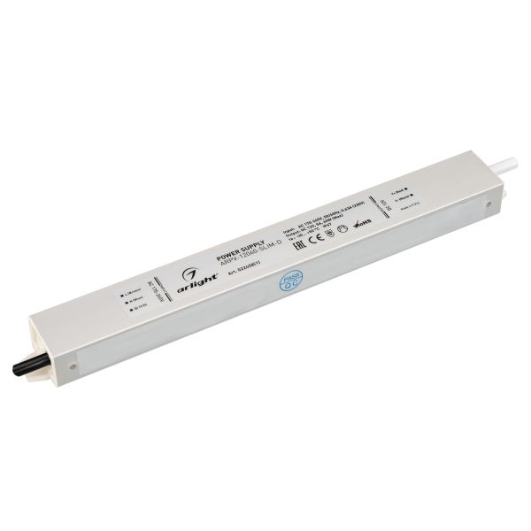 Блок питания ARPV-12060-SLIM-D (12V, 5A, 60W) (Arlight, IP67 Металл, 3 года) 022458(1)