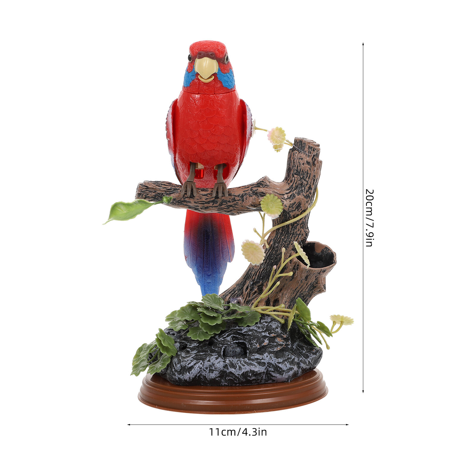 Игрушка В Forme Птицы С Реалистичным Пением Имитация Движения 20X11X11Cm