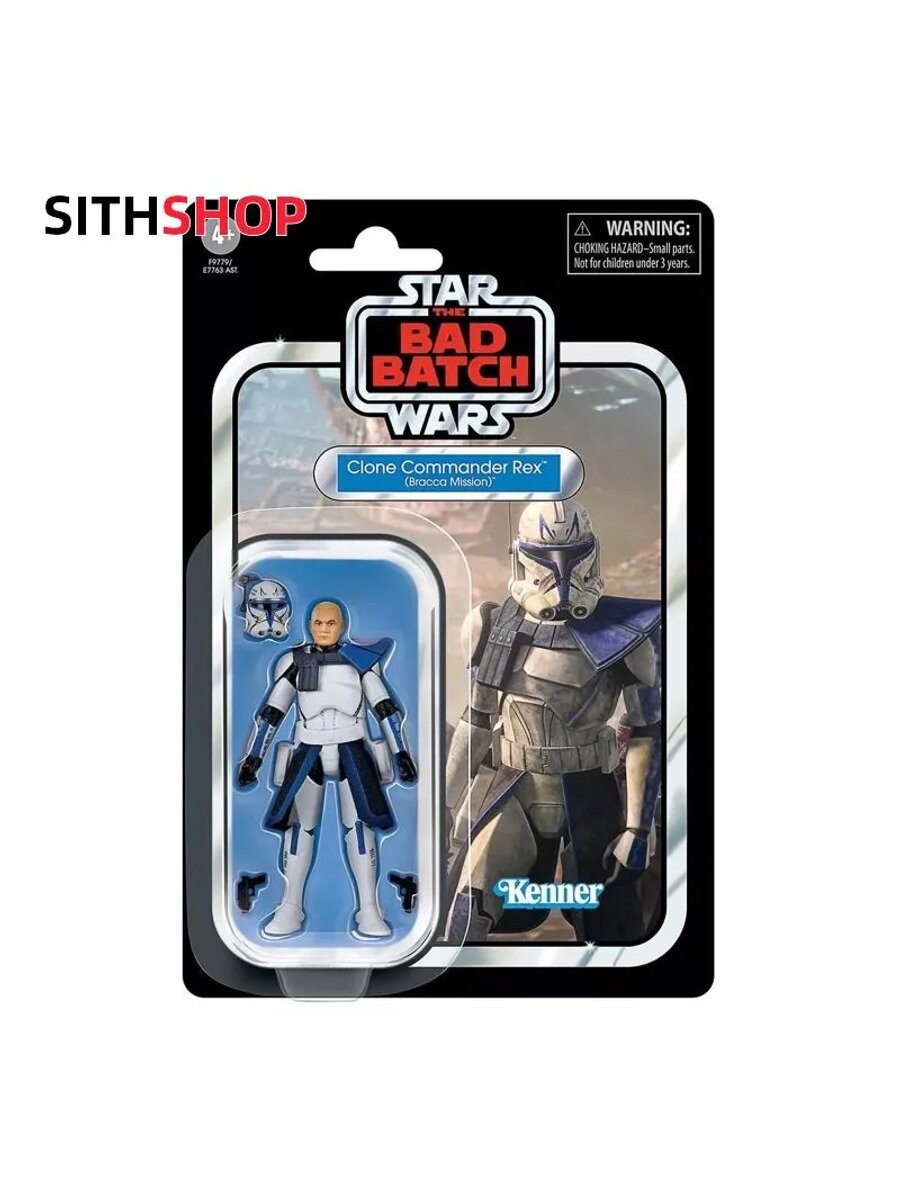 Фигурка Hasbro Star Wars Vintage Collection The Bad Batch Clone Commander Rex (Bracca Mission) 3.75