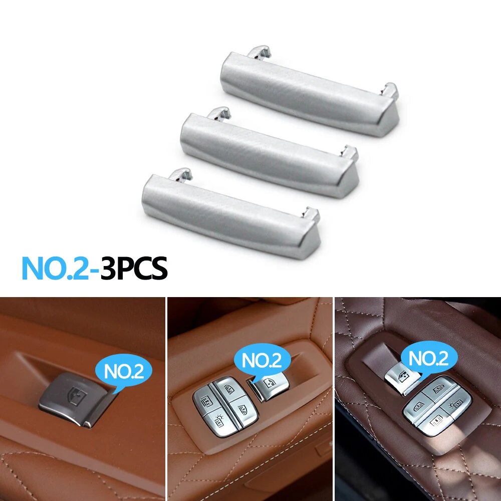 Крышка кнопки стекла для BMW No.2-3PCS
