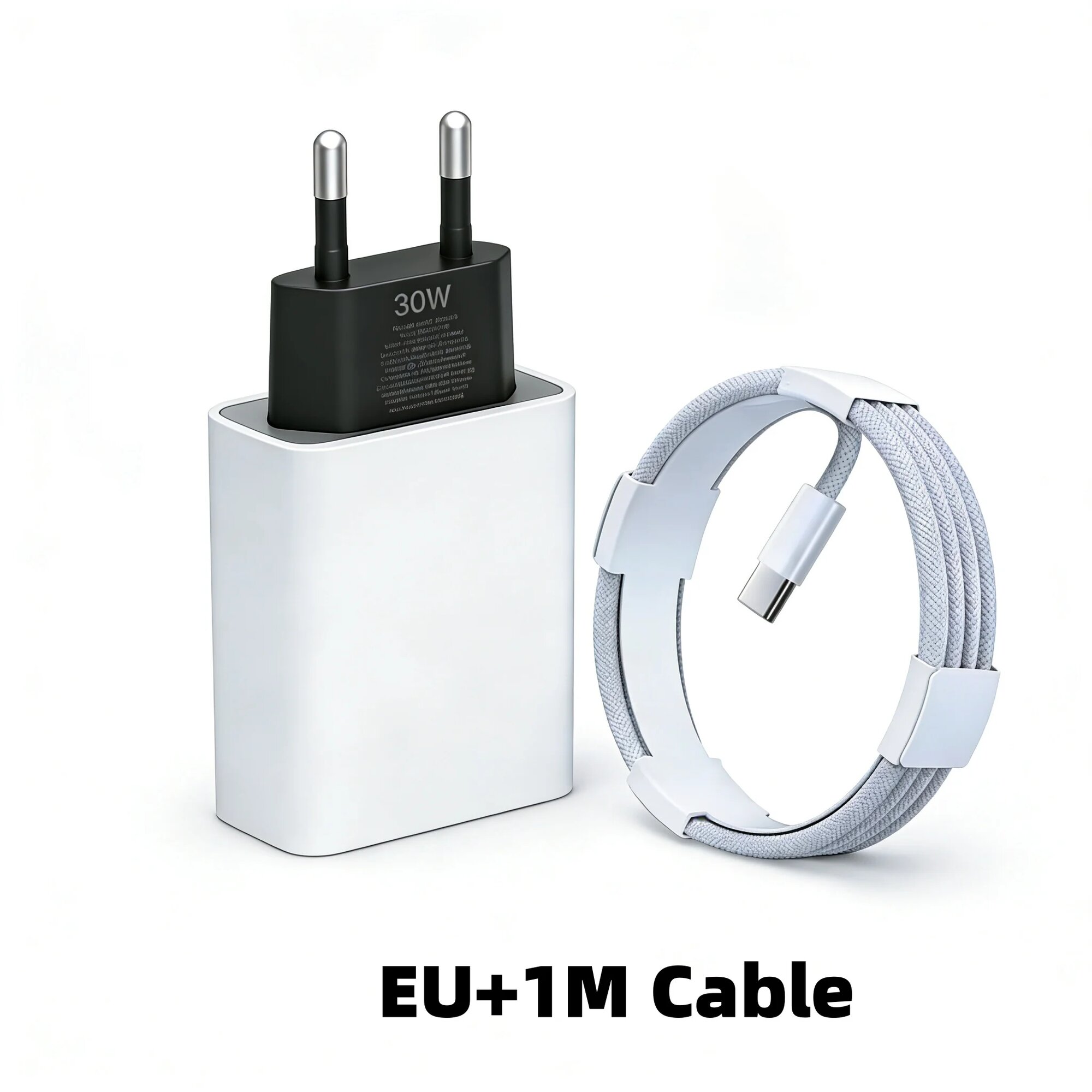 Оригинальное Зарядное Устройство Google USB-C 30W Для Серии Pixel - В Комплекте EU 1m Cable - Kit