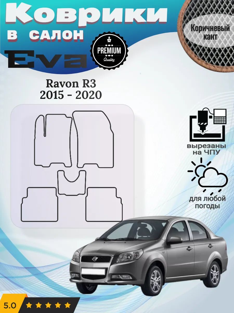 Eva Эва коврики Ravon R3 2015 - 2020