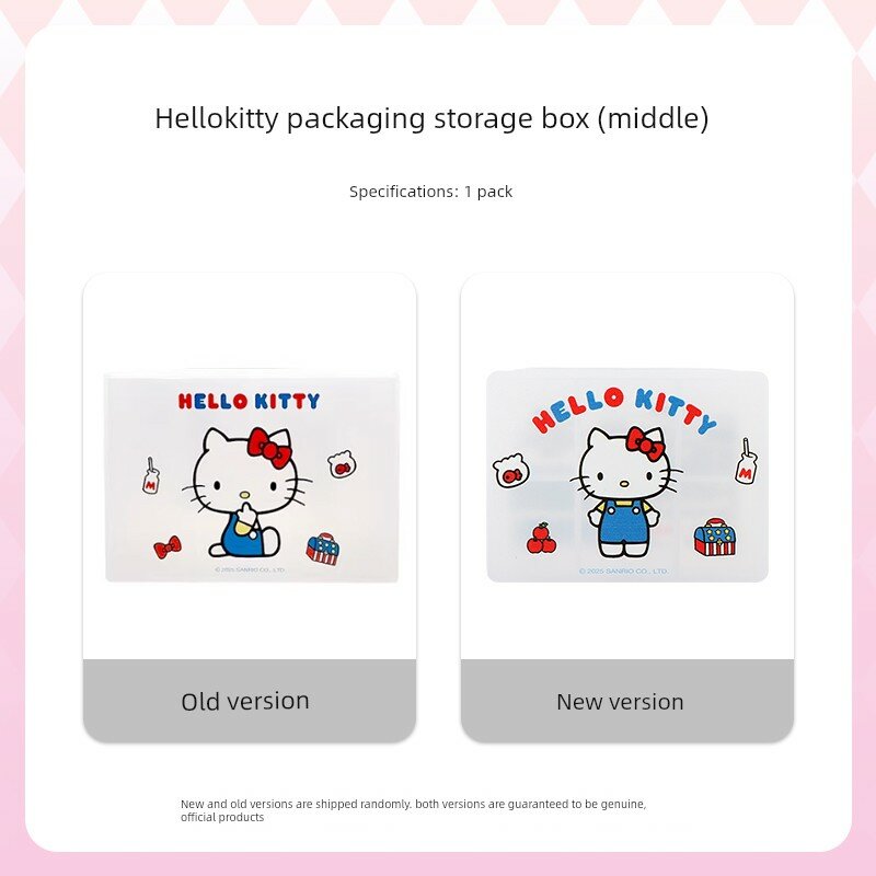 Средний Путевой Органайзер с Hello Kitty, 5-Отсековое Хранение для Ежедневного Использования