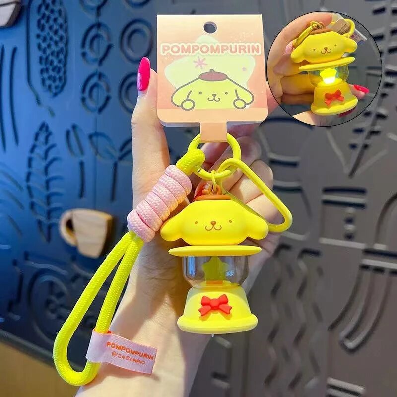 Ночник-подвеска Ручной Работы Sanrio HelloKitty MY MELODY KUROMI POMPOMPURIN, Детская Игрушка, Подарок