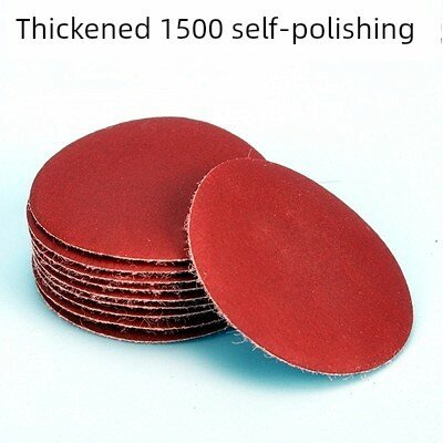 5-дюймовые износостойкие шлифовальные диски P1500, 10 штук для прецизионной полировки