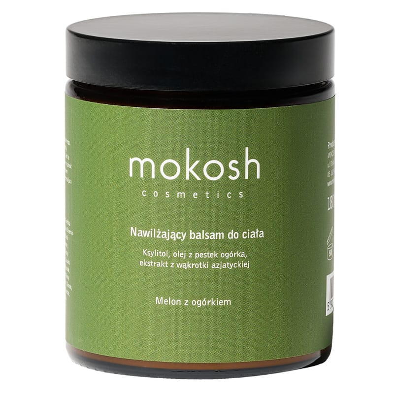 Бальзам, лосьон, молочко для ухода за кожей Mokosh Body Balm Melon & Cucumber Бальзам для тела - Дыня с огурцом 180 мл
