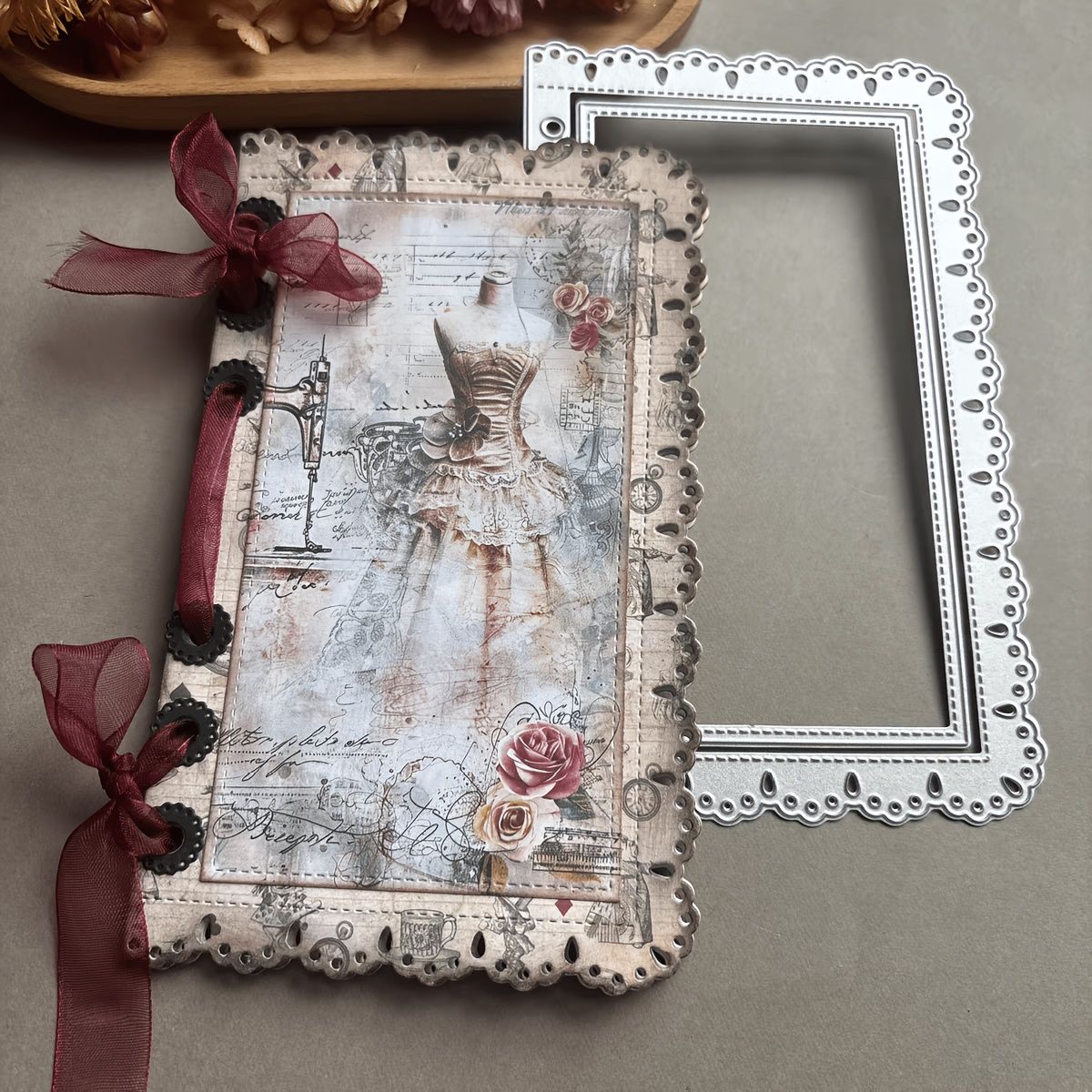 Нож для вырубки и тиснениярамка(10*17cm/3.94x6.69in)Используется для резки, вырезок и рукоделия