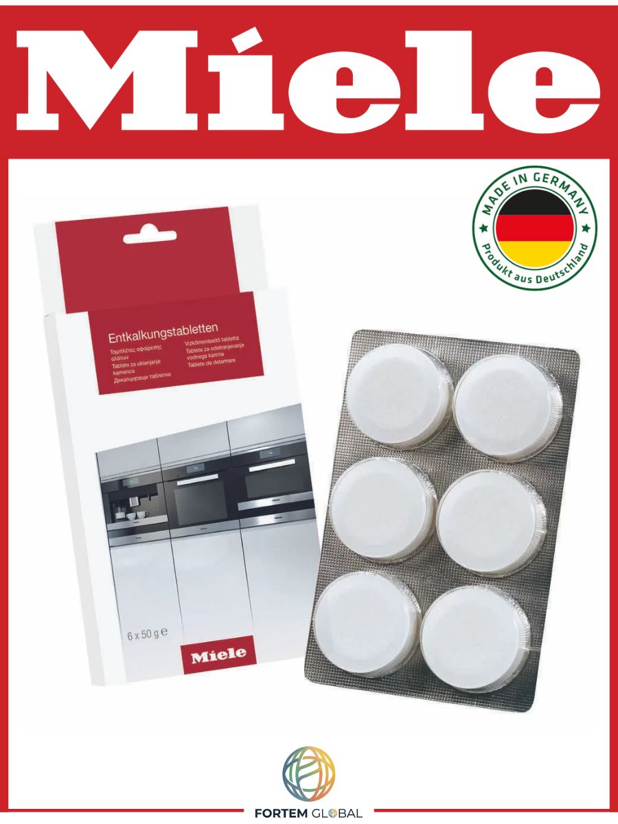 Таблетки для удаления накипи MIELE, для кофемашин 6 шт.