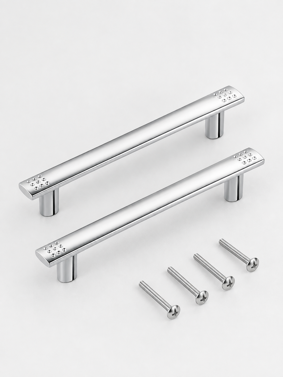 Мебельные ручки-скобы 1291 CHROME 128 MM (комплект 2 штуки) | хром